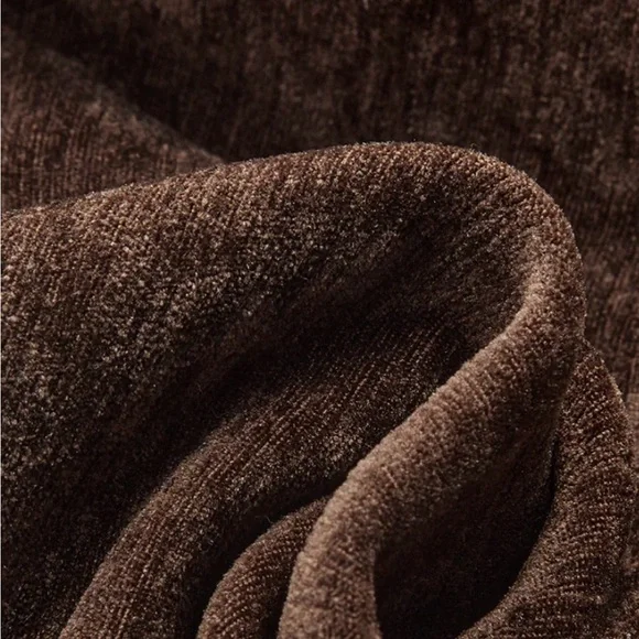 Commense Mid Waist Wide Leg Velvet Pants-NWT-M - Picture 2 of 4